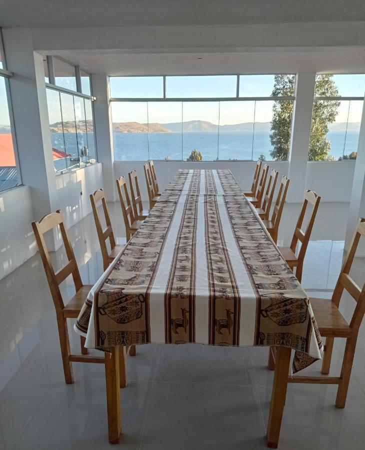Hospedaje Y Restaurante Saywa Llachon ภายนอก รูปภาพ